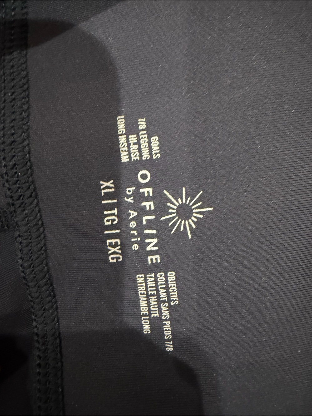 aerie nwt navy leggings xl - Picture 4 of 9
